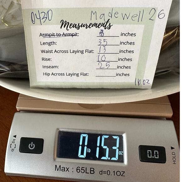 Madewell Preppy Hipster Cutesy Button Fly Flare Leg Cali Demi Boot Crop Jeans 26 - Picture 10 of 11